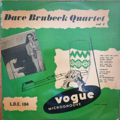 The Dave Brubeck Quartet - The Dave Brubeck Quartet Vol.2 (Vinyl)