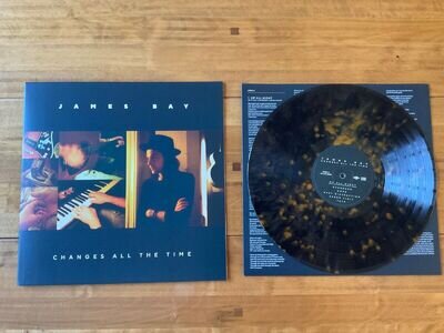 James Bay Changes All The Time Black Smoke/Orange Splatter Vinyl No.144 of 500