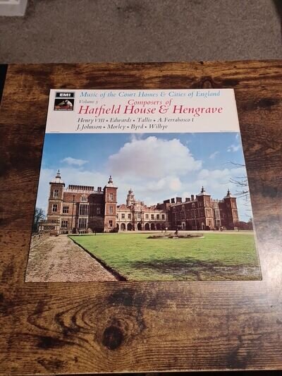 Music of Court Homes & Cities of England Vol 5 - Hatfield House & Hengrave