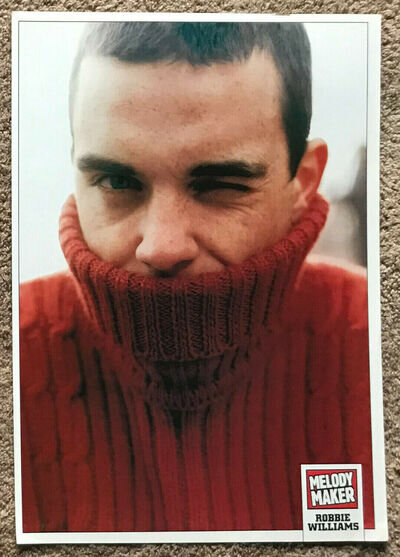 ROBBIE WILLIAMS - 2000 Full page UK magazine poster