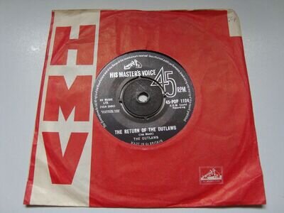 THE OUTLAWS - THE RETURN OF THE OUTLAWS/ TEXAN SPIRITUAL - VINYL 7" - HMV