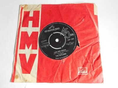 The Outlaws Law and Order / Do-Da-Day 7" 1963 1st UK HMV POP 1241