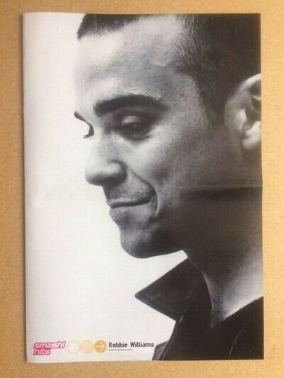 ROBBIE WILLIAMS Original Vintage Smash! Hits Biggest Stars Special Poster