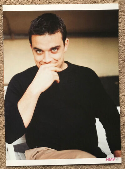 ROBBIE WILLIAMS - 2000 Full page Australian magazine poster