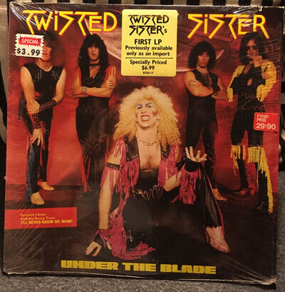 Twisted Sister - Under The Blade (LP, Album, RE, Rem)