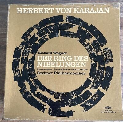 Richard Wagner Der Ring Des Nibelungen Vinyl Record Boxset & Book MISSING Vol 4