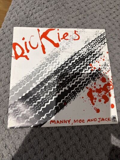 The Dickies Manny Moe And Jack 7" Vinyl single VG 1979 A & M Records AMS7491