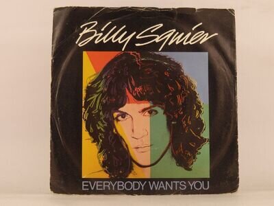 BILLY SQUIER EVERYBODY WANTS YOU (94) 2 Track 7" Single Picture Sleeve CAPITOL