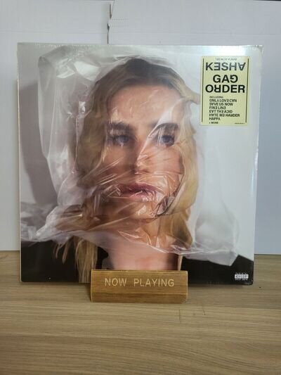 KESHA-GAG ORDER, BONE WHITE VINYL LP, (NEW SEALED) 2023 M/M