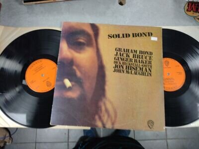 Graham Bond Solid Bond Gatefold 2 LP Album Vinyl Ginger Baker Jack Bruce VG+/VG+