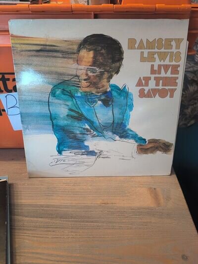 RAMSEY LEWIS - LIVE AT THE SAVOY (LP) 1982 JAZZ/SOUL