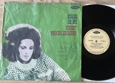 WANDA JACKSON BLUES IN MY HEART LP HAISHAN RECORDS (1965) VG COUNTRY TAIWAN