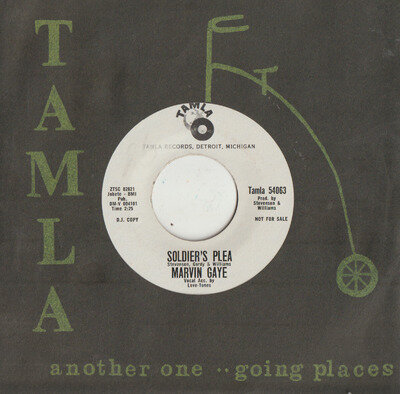 NORTHERN SOUL-MARVIN GAYE-SOLDIER'S PLEA/TAKING TIME-TAMLA-*DEMO*-**NICE COPY**