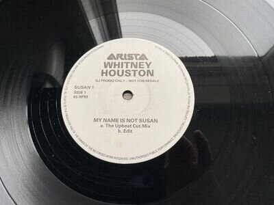 WHITNEY HOUSTON 12" My Name Is Not Susan UK PROMO