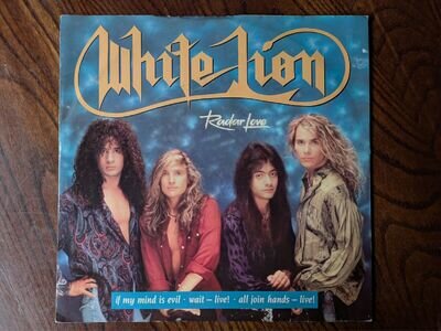 White Lion - Radar Love - 12" 4 track EP Vinyl Record 1989 Damont Pressing