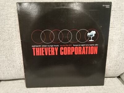 thievery corporation sound file 001. Focus on site. 10" vinyl