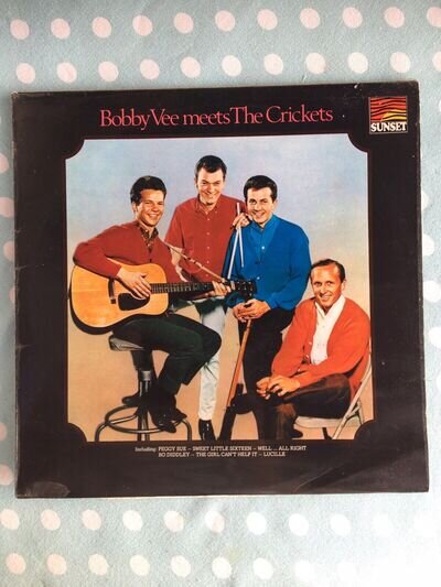 Bobby Vee meets The Crickets Sunset SLS 50357 12” 33rpm