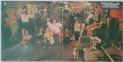 BOB DYLAN & THE BAND - THE HISTORIC BASEMENT TAPES DOUBLE LP UK 1975 CBS