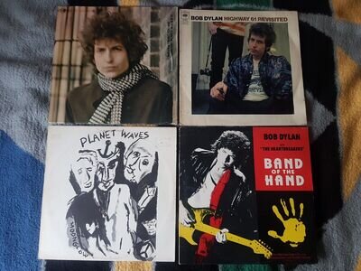 Bob Dylan Vinyl Bundle x 12 Highway 61 Blonde Street Legal Rock Folk Joblot