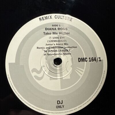 remix culture diana ross take me higher 12 inch promo