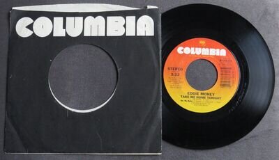 Eddie Money – Take Me Home Tonight 7" Columbia – 38-06231 ~ US Import