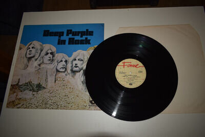 DEEP PURPLE IN ROCK ( Fame Reissue) Vinyl LP VG+/VG+