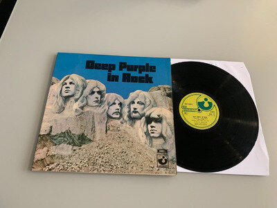 DEEP PURPLE..IN ROCK.. RARE UK EARLY ISSUE ALBUM...HARVEST...SHVL 777