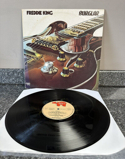 RARE VINYL LP FREDDIE KING BURGLAR 1974 RSO 2394-140 UK 1ST PRESS EX/VG+