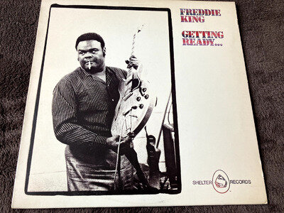 Freddie King ORIGINAL U.S. VINYL LP (SUPERMAN LABEL) Getting Ready...W/INNER!