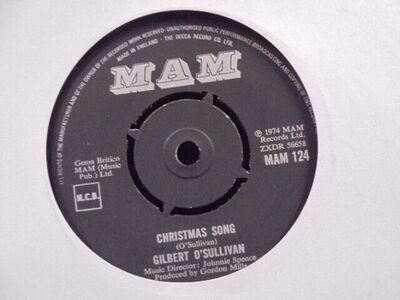 GILBERT O`SULLIVAN " CHRISTMAS SONG " EX+ COND.