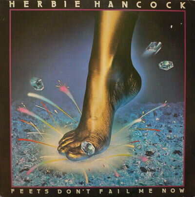 'Herbie Hancock - Feets Don't Fail Me Now' LP,Album Disco, Fusion 1979 G+/VG