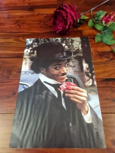 MICHAEL JACKSON ORIGINAL RARE MOVIE POSTER 1980s **COOL**