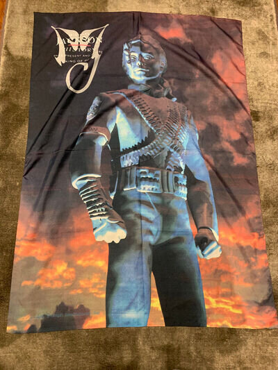 MICHAEL JACKSON HIStory 1995 poster RELIC last.ever.in.existence fabric poster