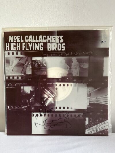 Noel Gallagher Songs From The Great White North 2012 RSD White Vinyl Signed Rare