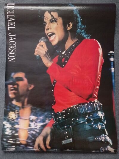 Vintage Original Michael Jackson Poster 1989