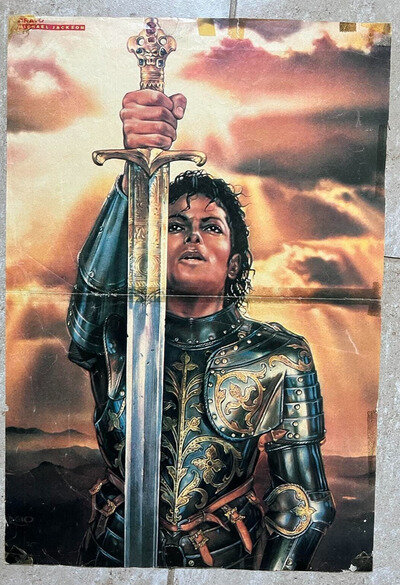 Michael Jackson vintage poster from German BRAVO magazin