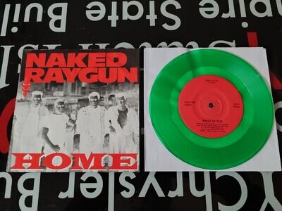 Naked Raygun - Home 1990 ( CAROL 1463-0 ) 7" Green Vinyl Single Hardcore Punk