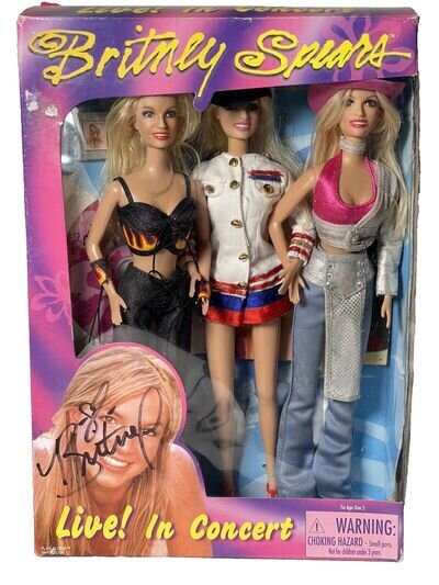 Autographed Britney Spears Dolls ‘00 OIDIA Tour Dolls