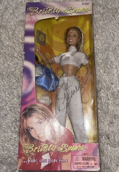 Britney Spears Signed Sometimes Doll Autograph RARE