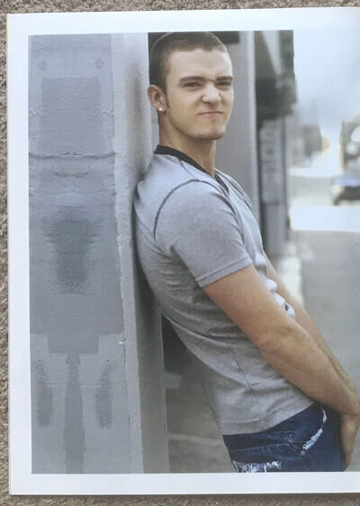 JUSTIN TIMBERLAKE ~ 2003 Full page UK magazine poster