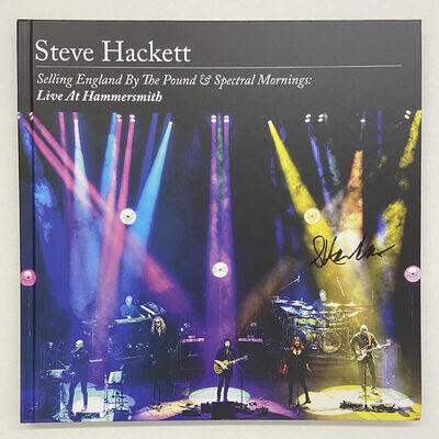 STEVE HACKETT Autographed Signed Selling England CD, DVD, Blu-ray Set GENESIS