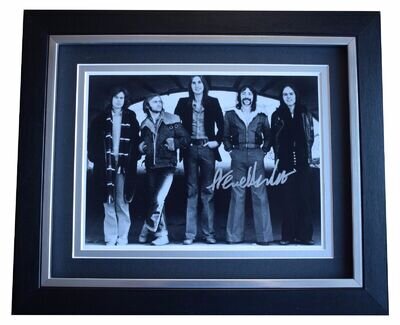 Steve Hackett SIGNED 10x8 FRAMED Photo Autograph Display Genesis Music COA