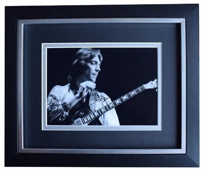 Steve Hackett SIGNED 10x8 FRAMED Photo Autograph Display Genesis Music COA