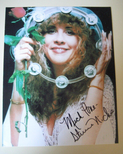 Fleetwood Mac Signed Stevie Nicks Autographed w COA Promo Photo Gypsy Nice