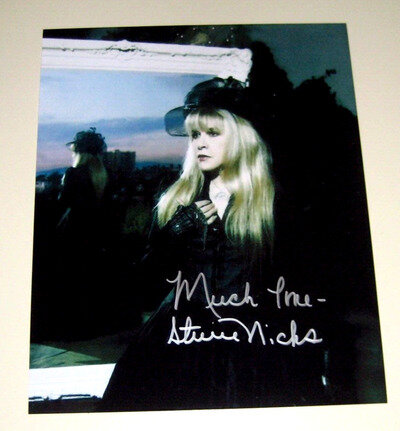 Fleetwood Mac Signed Stevie Nicks Autographed w COA Promo Photo Gypsy Nice