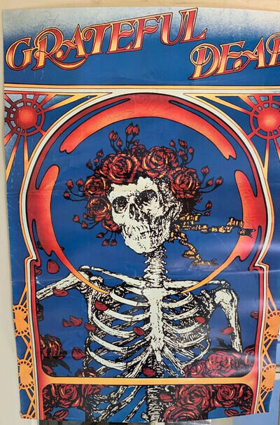 Grateful Dead/ Jerry Garcia autographed poster