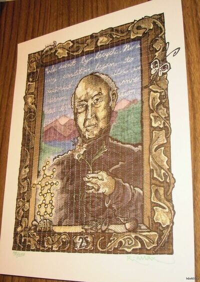 ALBERT HOFMANN BLOTTER ART Robert Marx autograph signed Abbie 40s Grateful dead