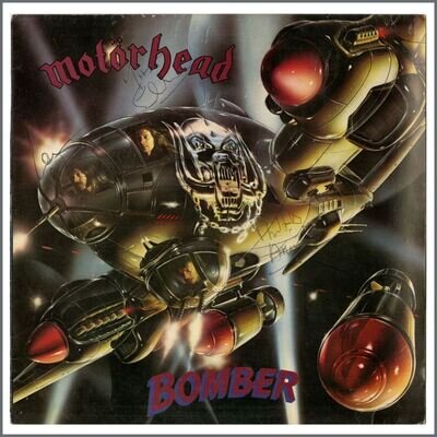 Motorhead 1979 Autographed Bomber LP (UK)