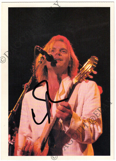 THE POLICE Sting Every Breath You Take Shape of My Heart Roxann Autograph SIGNED