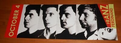 Franz Ferdinand You Could Have it Poster 2-Sided Flats 2005 Promo 33x12